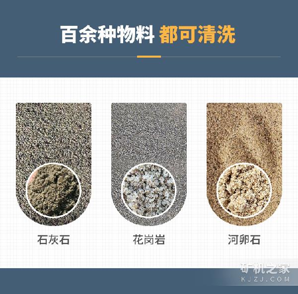 螺旋洗礦機(jī)適用物料