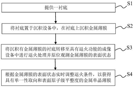 金屬單晶薄膜及其制備方法