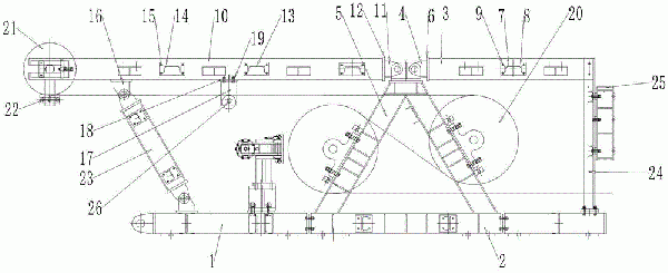 基于永磁電動滾筒的伸縮皮帶機(jī)用機(jī)頭傳動結(jié)構(gòu)的制作方法