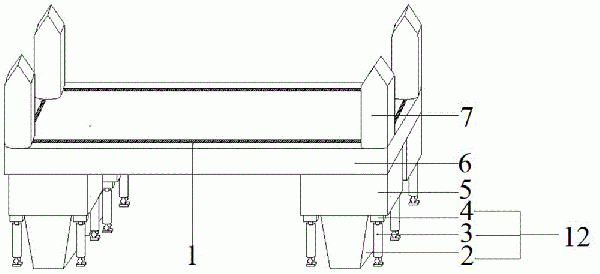 臥式離心機(jī)用支撐機(jī)構(gòu)