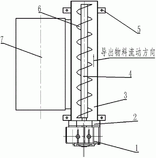 礦用皮帶輸送機(jī)尾部轉(zhuǎn)向輥清除物導(dǎo)出裝置