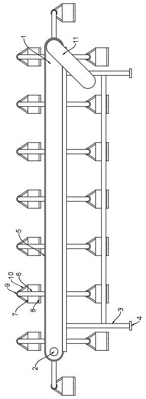 皮帶輸送機(jī)用運(yùn)送裝置