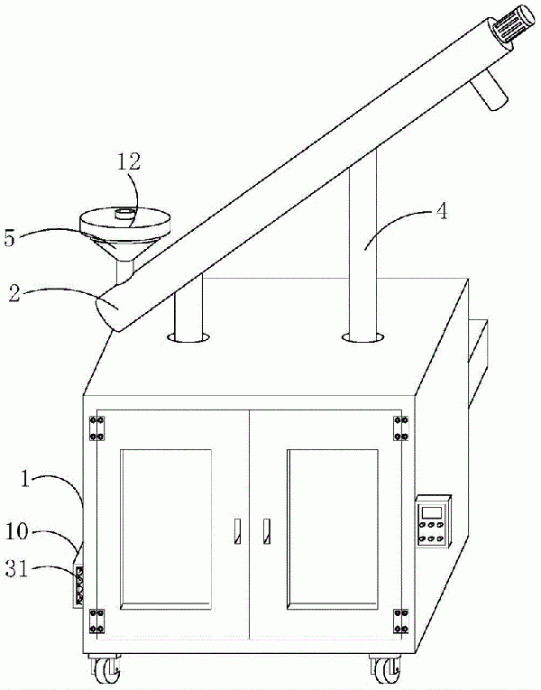 石墨生產(chǎn)用螺旋輸送機