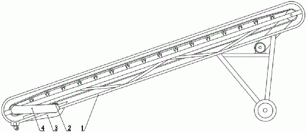 具有清理機(jī)構(gòu)的帶式輸送機(jī)