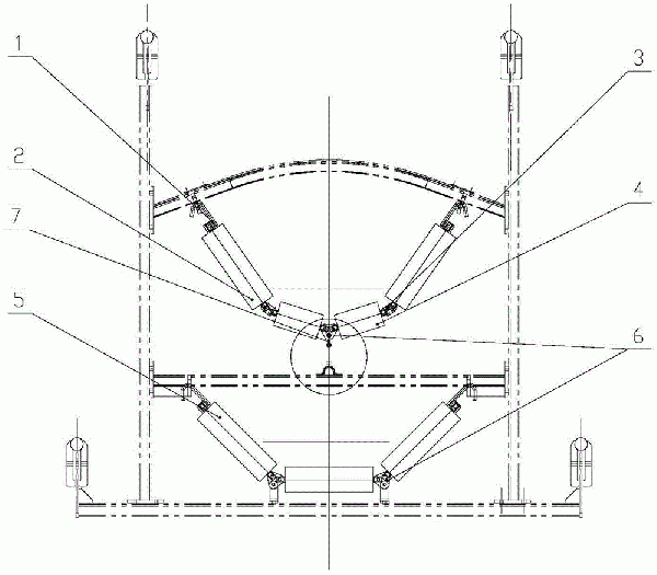 懸索帶式輸送機(jī)專(zhuān)用托輥組