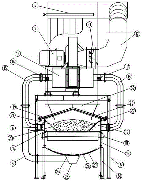 環(huán)保節(jié)能雙氣室平托輥組合帶式輸送機