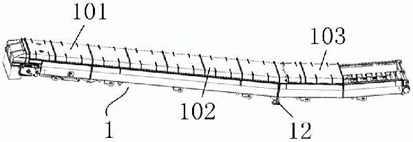 用于移動立軸沖擊式破碎站的帶式輸送機及其作業(yè)方法