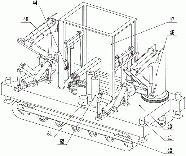 運(yùn)行中帶式輸送機(jī)托輥更換車