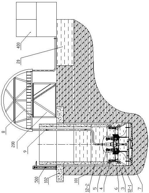 沉井法豎井掘進(jìn)機(jī)及其施工方法