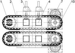 履帶式牽引車(chē)輸送帶換帶機(jī)