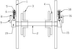 板鏈斗式提升機(jī)尾輪重力張緊調(diào)節(jié)機(jī)構(gòu)