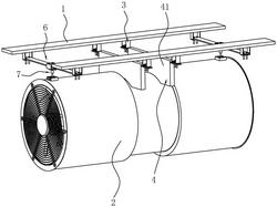 射流風(fēng)機(jī)的安裝結(jié)構(gòu)及其安裝方法