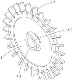 磨粉機(jī)用旋風(fēng)式刀盤(pán)組件及磨粉機(jī)