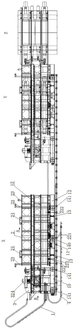 換輥大車以及軋機(jī)工作輥中間輥換輥裝置