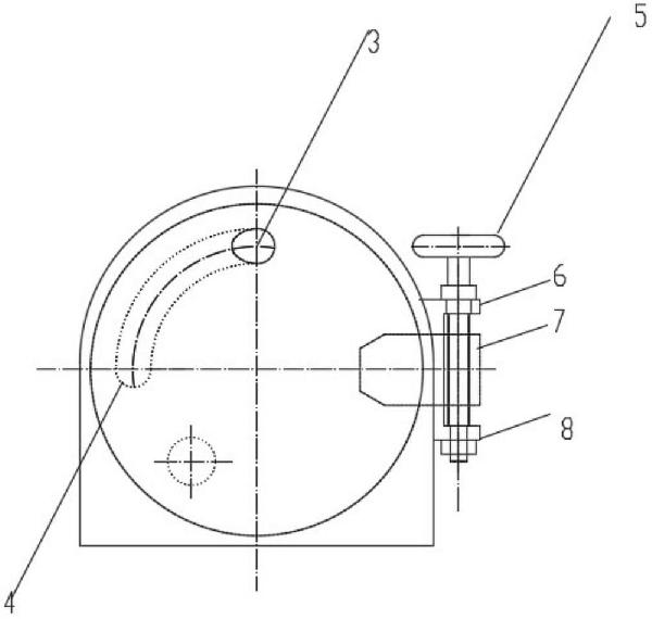 用于粉碎機(jī)的位置可調(diào)節(jié)門子以及粉碎機(jī)