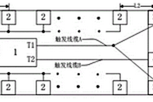 單點(diǎn)激發(fā)多點(diǎn)接收礦井巷道超前探測(cè)裝置