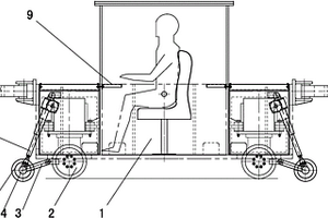 四輪獨立驅(qū)動轉(zhuǎn)向電動公鐵兩用車