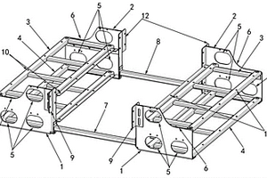 輕量化雙層結(jié)構(gòu)動力電池箱支架