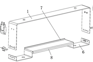 適用于電池模塊堆疊使用的鋼結構支架