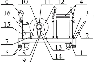 機(jī)電安裝用電纜架設(shè)裝置