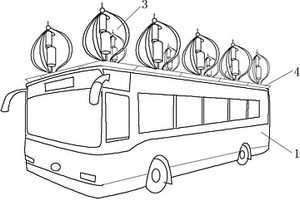 風(fēng)能、太陽能結(jié)合的純電動汽車