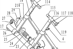 可發(fā)電且尺寸可調(diào)的便攜式自行車訓(xùn)練器材