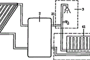 太陽能熱水器供熱供暖系統(tǒng)及其集熱裝置