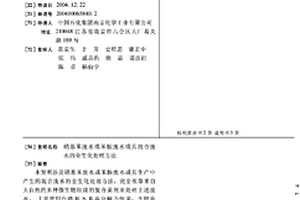 硝基苯廢水或苯胺廢水或其混合廢水的全生化處理方法