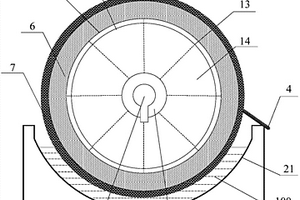 轉(zhuǎn)鼓真空過(guò)濾式給水工業(yè)廢水處理裝置及給水工業(yè)廢水處理方法