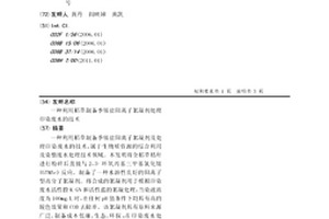 利用稻草制備季銨鹽陽離子絮凝劑處理印染廢水的技術