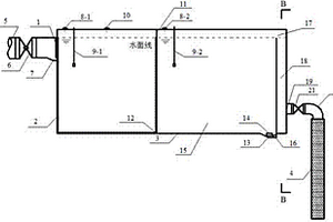 陽離子染料廢水處理裝置及其處理廢水的方法