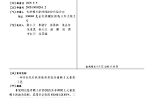 非皂化有機(jī)萃取劑萃取分離稀土元素的工藝