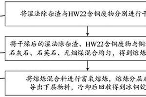 處理濕法除雜渣和含銅危廢的方法