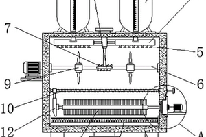 便于均勻加料的鉛酸電池生產(chǎn)用廢水處理裝置