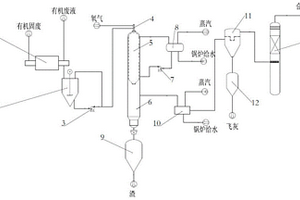 一種利用有機危險廢物制備合成氣和蒸汽的裝置及方法