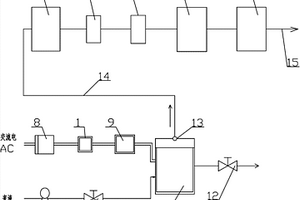 一種連續(xù)監(jiān)測(cè)電解處理廢液效果及電解過(guò)程產(chǎn)氣的成套裝置