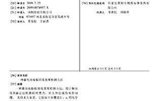 蓄電池極板固化效果檢測(cè)方法