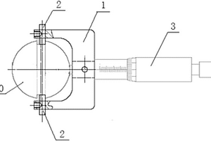 測量軸類零件雙鍵槽對稱度的裝置