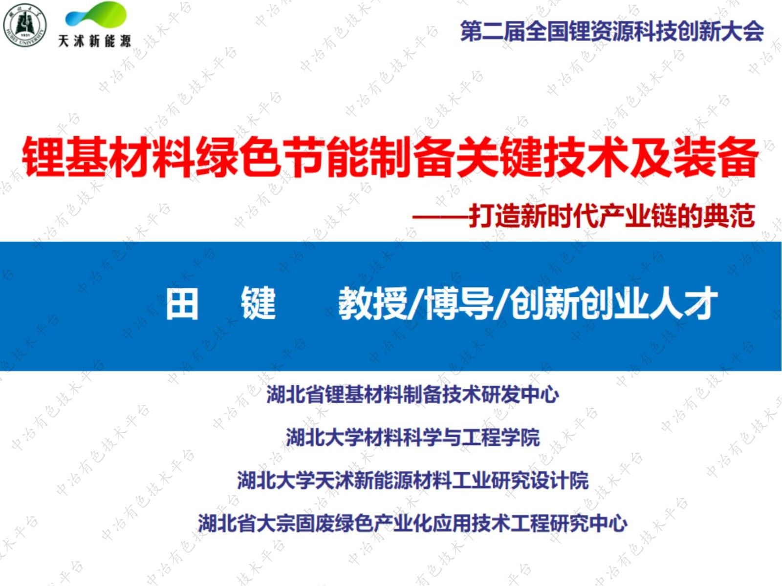 鋰基材料綠色節(jié)能制備關鍵技術及裝備——打造新時代產業(yè)鏈的典范