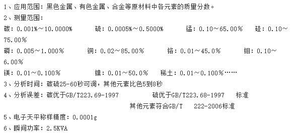 南京麒麟多元素分析儀技術(shù)說明