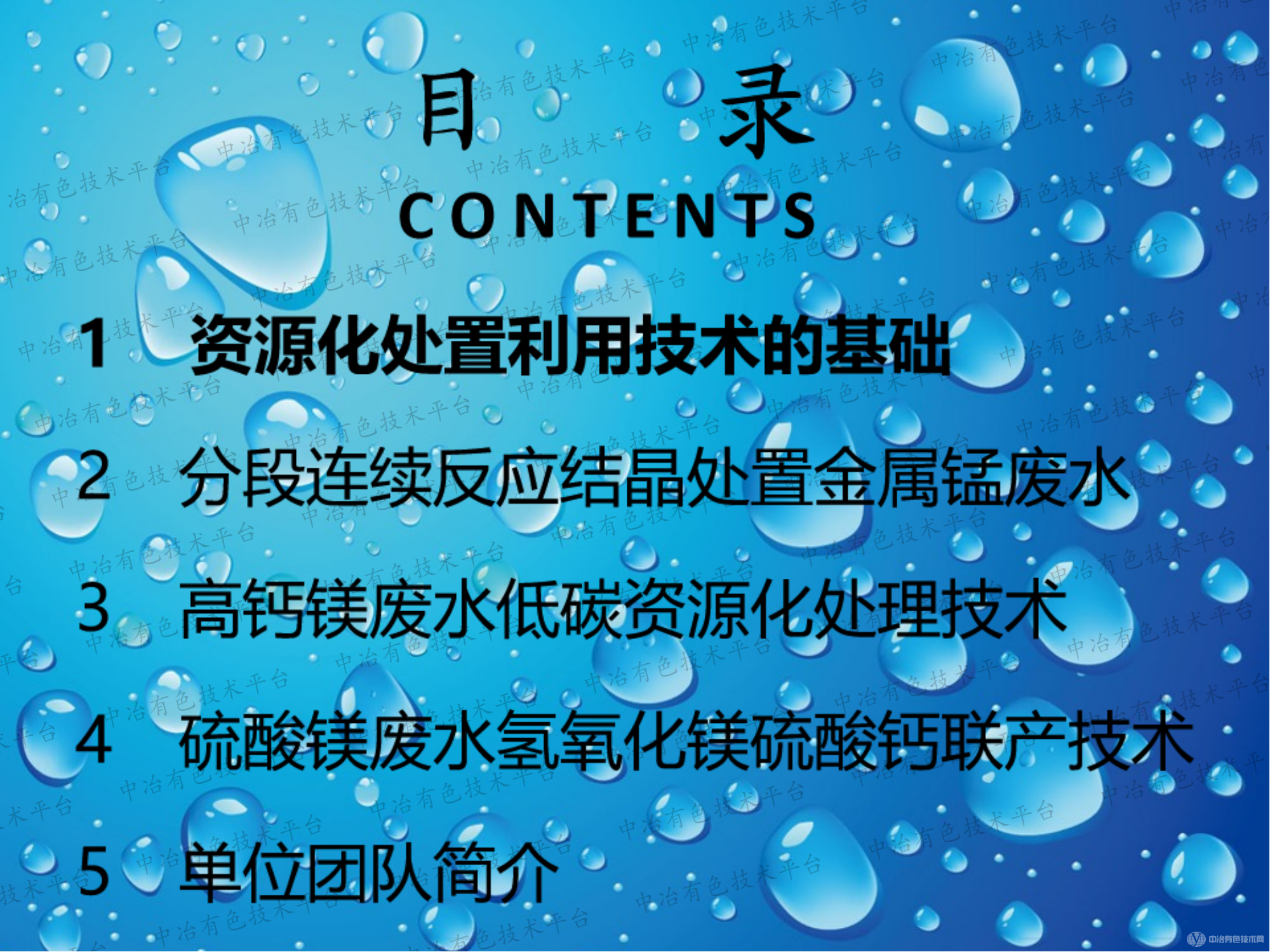 高效、低碳廢水資源化處置利用技術(shù)