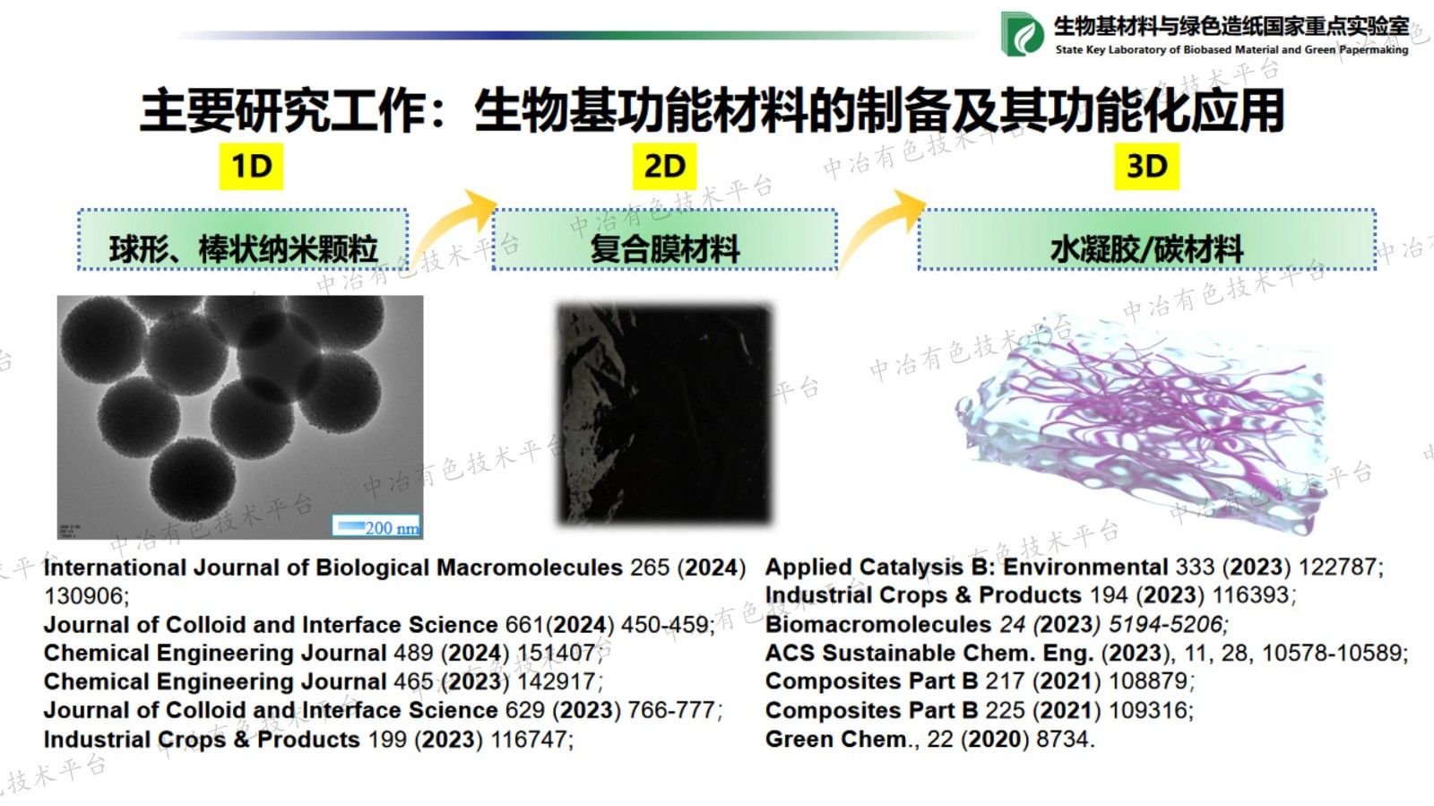 生物基樹脂微納米材料的可控構(gòu)筑及其在催化、功能材料領(lǐng)域的應(yīng)用